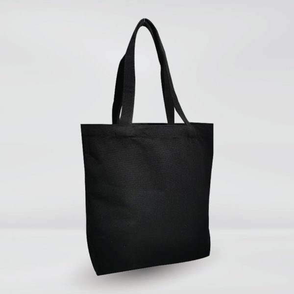 Black Canvas Tote Bag 10oz