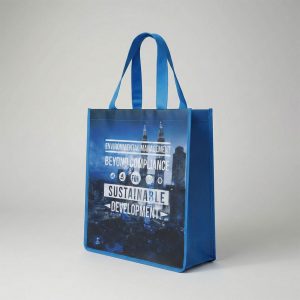 Custom Corporate Seminar Bag – Full Color Laminated Printed Non-Woven Tote