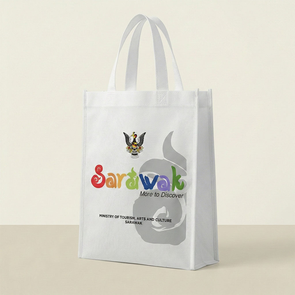 Tourism & Exhibition Goodie Bag – A4 Custom Logo Printed Tote